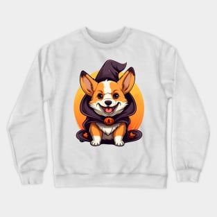 Halloween Pembroke Welsh Corgi Dog #1 Crewneck Sweatshirt